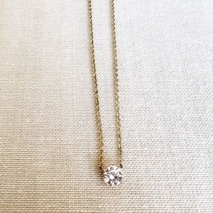 Nordstrom Cubic Zirconia Pendant Necklace